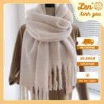 Khăn len ôm mây Len xinh yêu