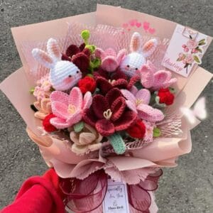 Hoa len hình thỏ