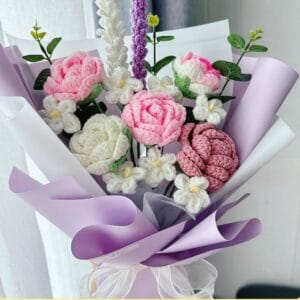 hoa len hồng cúc